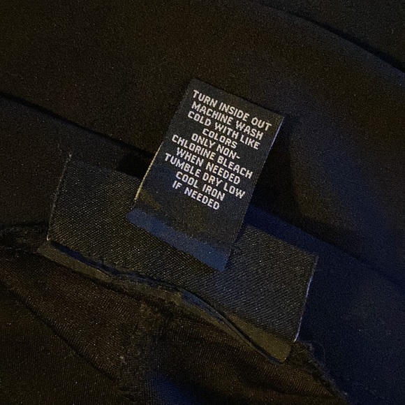 Sz 12 Wm’s New York Clothing Company NYCC Black Stretch Pin Dress Trouser Slacks - Picture 7 of 7